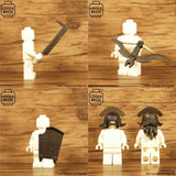 Leyile Custom Orc Accessories for Minifigures -Pick Style! Weapons Helmets