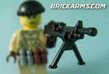 Brickarms Combat LMG Weapon for Minifigures -Pick Color and Model-  NEW