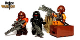 Brickwarriors Custom Raider Shotgun Weapon for Minifigures  -Pick your Color!-