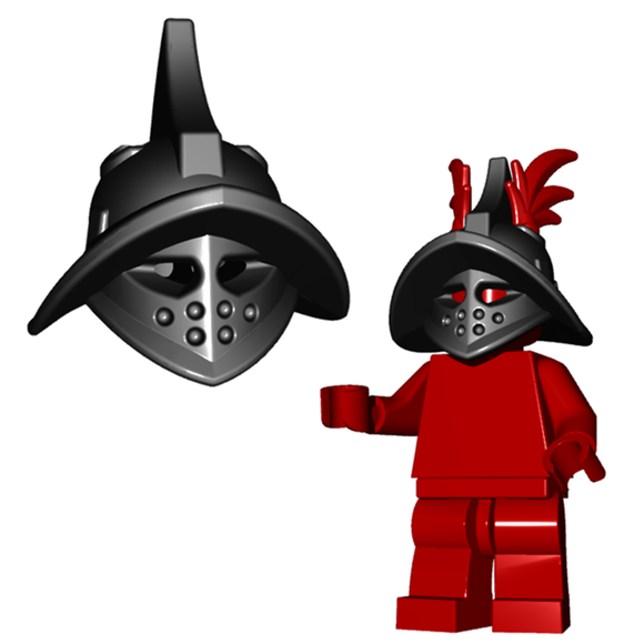 Custom Thraex Helmet and Plume for Minifigures -Pick your Color! NEW Gladiator