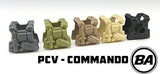 Brickarms Commando Vest PCV for Custom Minifigures -Pick your Color!-