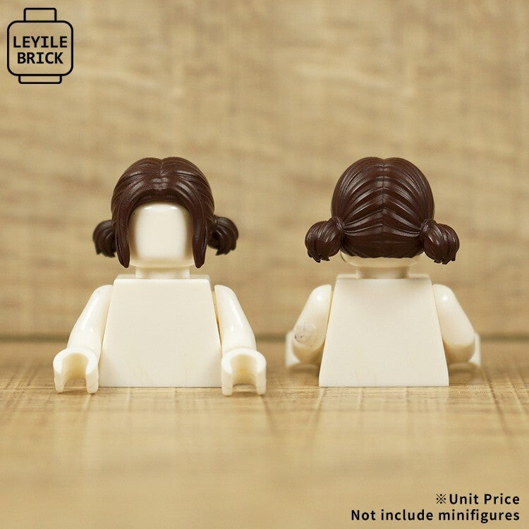 Leyile Custom Minifigure Hair Piece - Styles 567-572 (Pick Your Color) - Star Wars Compatible