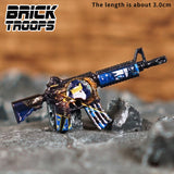 Custom M4 Rifle Variants for Minifigures -Pick Color!-  NEW Brick Troops Leyile