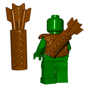 Custom Quiver Weapon Accessory for Minifigures Medieval -Pick your Color!-