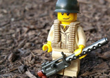 Brickarms US GUNNER VEST WW2 for Custom Minifigures -Pick your Color!-