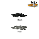 Brickwarriors GEARS OF WAR Custom Weapons for  Minifigures -Pick Style & Color-