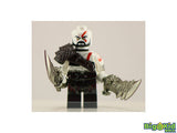 Custom God of War White Variant Printed on Genuine Lego Parts -by BKB