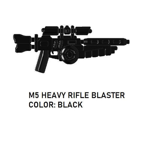 Bigkidbrix M5 Blaster Rifle for Minifigures -Pick Color!- Star Wars  NEW