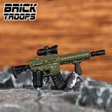 Custom M4 Rifle Variants for Minifigures -Pick Color!-  NEW Brick Troops Leyile