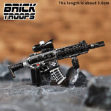 Custom M4 Rifle Variants for Minifigures -Pick Color!-  NEW Brick Troops Leyile