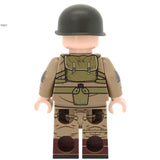 WW2 U.S. Paratrooper Minifigure - by United Bricks