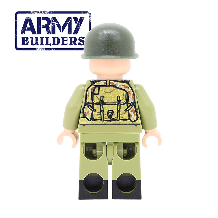 United Bricks WW2 US Marine Soldier- Army Builders Custom Minifigure ...