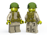 Brickarms WW2 US SCOUT VEST for  Minifigures -Pick your Color!-