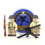 WW2 U.S. Machine Gun Team Collectible Tin NEW United Bricks