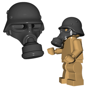 Custom German GAS MASK for Minifigures -Pick your Color! WWII