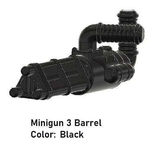 Custom MINIGUN Tri Barrel for Minifigures -Pick Color!- Star Wars  NEW
