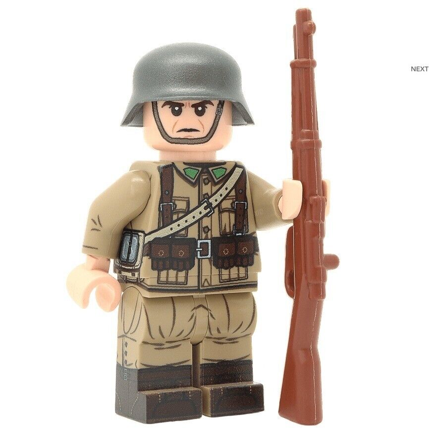 WW2 Hungarian Army Rifleman Minifigure - United Bricks – Nashvegas Bricks