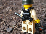 Brickarms US GUNNER VEST WW2 for Custom Minifigures -Pick your Color!-