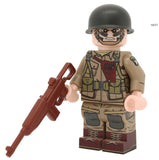 WW2 U.S. Paratrooper Officer Minifigure - by United Bricks