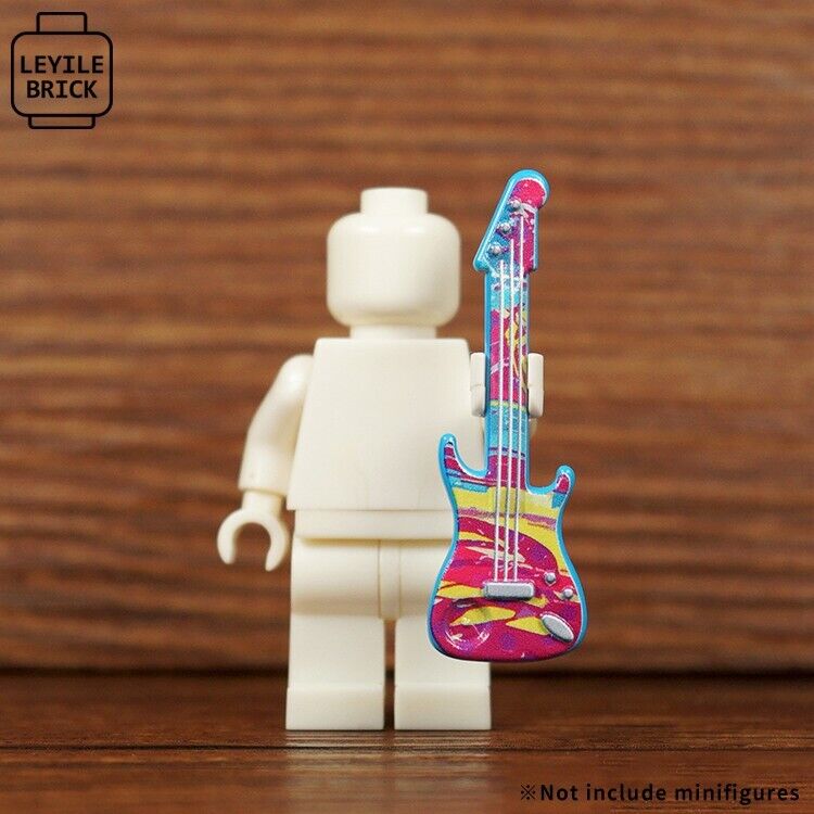 Leyile Custom Guitar Accessory for Minifigures -Pick Style!- NEW
