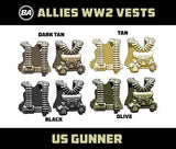 Brickarms US GUNNER VEST WW2 for Custom Minifigures -Pick your Color!-