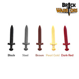 Custom Viking Longsword Weapon for Minifigures -Pick your Color! NEW