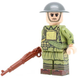 WW1 AEF Soldier Historical Minifigure - United Bricks