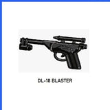 DL-18 Blaster Weapon for Minifigures -Pick Color!- Star Wars  NEW Bigkidbrix