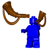Custom Battle Horn for Minifigures -Pick Color- Castle LOTR