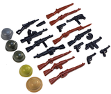 BrickArms WWII Weapons Pack V4 for Minifigures -Military Army -NEW