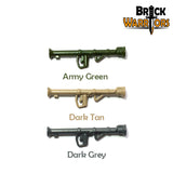 Custom Bazooka Weapon for Minifigures -Pick Your Color!- Soldiers