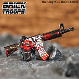 Custom M4 Rifle Variants for Minifigures -Pick Color!-  NEW Brick Troops Leyile