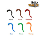 Brickwarriors Custom Dragon Tail for Minifigures -Pick your Color! NEW