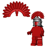 Custom Roman Helmet and Plumes for Minifigures  -Pick Color! NEW
