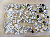 Custom 327th and Bly Clone Minifigure Bodies UV Printed on Genuine Lego Parts