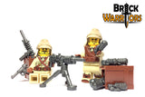 Custom JAPANESE HAT for WWII Minifigures  -Pick your Color!-