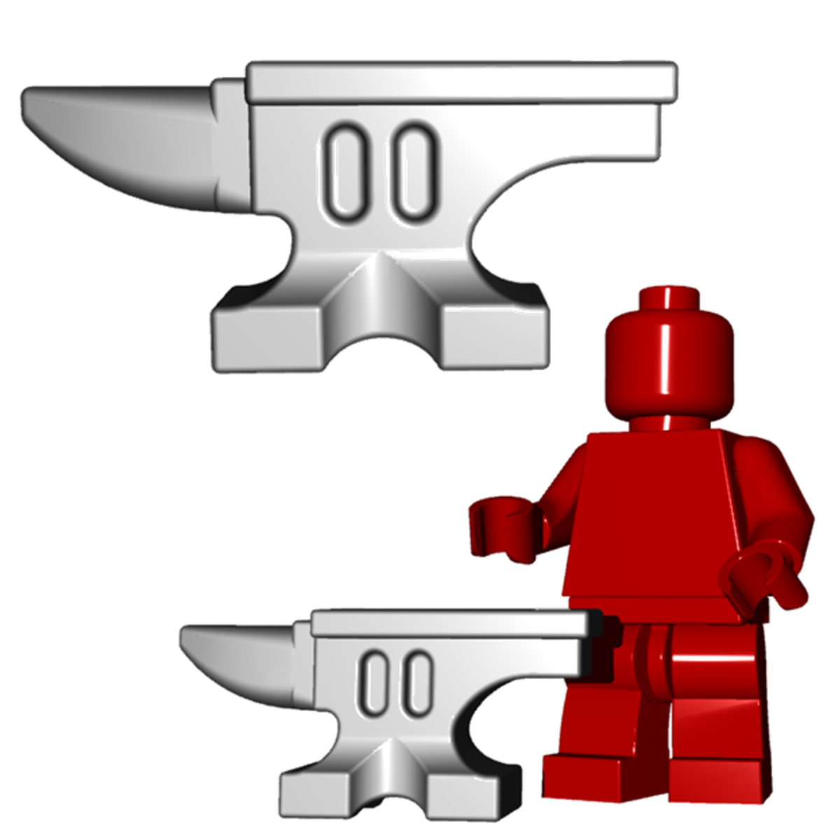 Custom Anvil Accessory for Minifigures LOTR Castle -Pick your Color! N ...