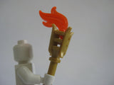 Brickwarriors Custom TORCH for  Minifigures LOTR Knight King Castle