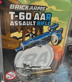 BrickArms T-60 AAR Rifle (Silver) for Minifigures  -NEW-