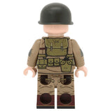 WW2 U.S. Paratrooper Officer Minifigure - by United Bricks