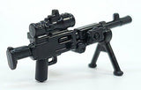 BrickArms M240B-USMC w/PEQ Pintle Bipod + Ammo Can for Minifigures -NEW-