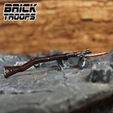 Kar98 Rifle w/Bayonet for Minifigures -Pick Color!-  NEW Brick Troops Leyile
