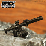 Custom M4 Rifle Variants for Minifigures -Pick Color!-  NEW Brick Troops Leyile