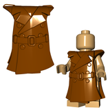 Custom TRENCH COAT for Minifigs Detective Soldier Officer -Pick Your Color!-