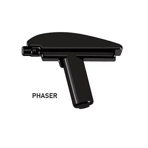 BidkidBrix PHASER Pistol for Minifigures -Pick Color!- Star Trek  NEW