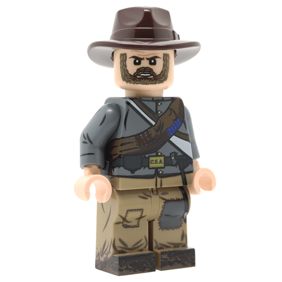 Civil War Confederate Soldier Custom Historical Minifigure  - United Bricks