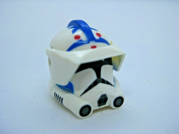 Lego Minifigure Star Wars Clone Army Customs Casque Phase 1 Sand Blue