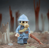 WW1 French Soldier with Gas Mask Minifigure -United Bricks