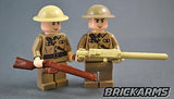 Brickarms BRODIE HELMET WW1 British for Minifigures -Pick your Color!-