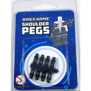 Brickarms Shoulder Pegs 8 Pack for Minifigures -Pick Color!-  NEW